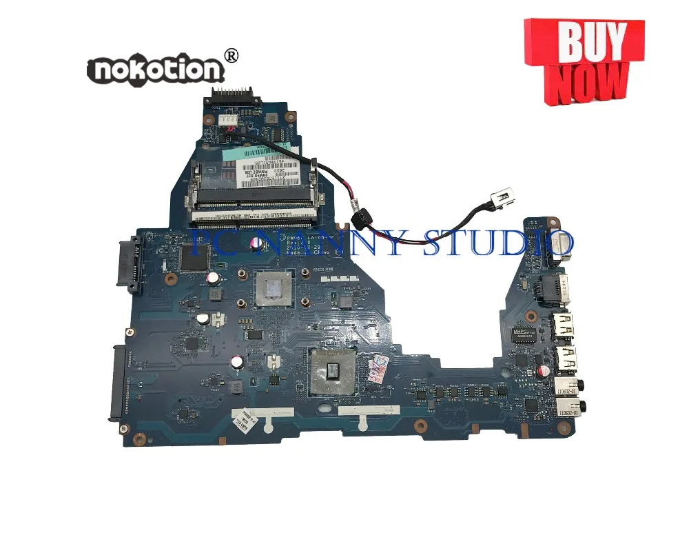 

PCNANNY K000124420 FOR Toshiba Satellite C660D C665D laptop motherboard PWWBE LA-6849P E-240 PC Notebook Mainboard tested