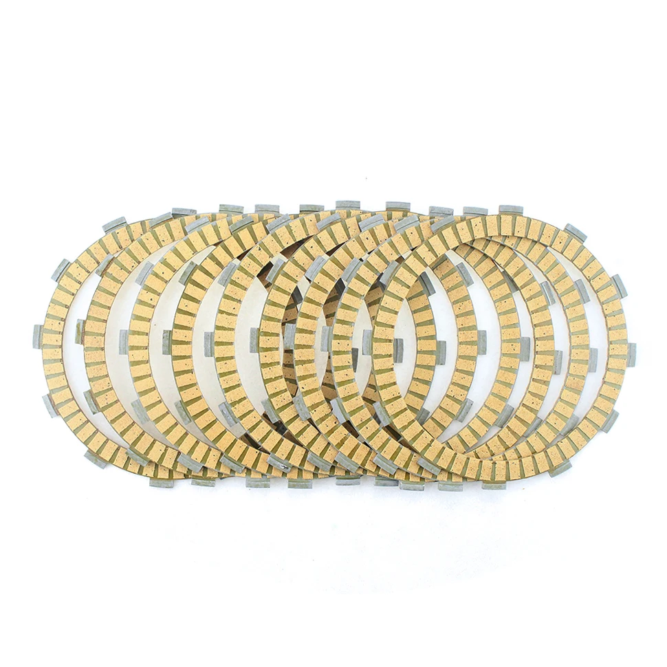 

9pcs Clutch Plates Disc Set Fit For Kawasaki ZZR1100 1990-2001 ZZR-1100