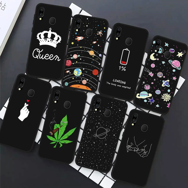 

Soft TPU Silicone Case For Samsung Galaxy M40 M10 M20 M30 Plant Pattern Cover For Samsung A70 A60 A50 A40 A30 A10 A20 A20E Capa
