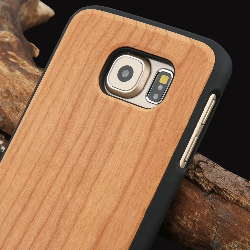 Real Wood Case For iphone 11Pro MAX X XR 8 7 6 Plus Cover Natural Bamboo Wooden Hard Phone Cases For Samsung Galaxy S10 S9 Plus