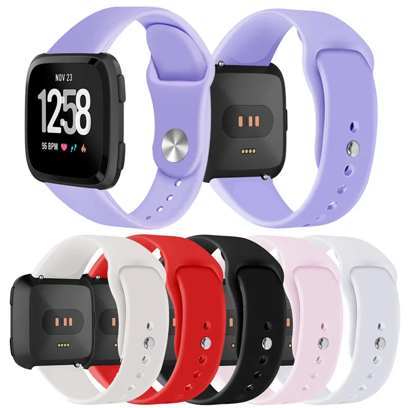 

Silicone Bracelet Band For Fitbit Versa Wrist Strap Reverse Buckle Replacement Watchband for Fitbit Versa Smart Watch Straps