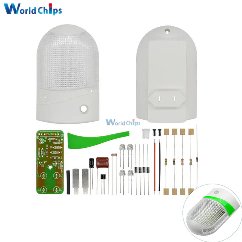 

1W 220V LED Light Control Night-Light DIY Kit Photosensitive Sensor CON-L Nightlight Electronic Production Suite Electronic DIY