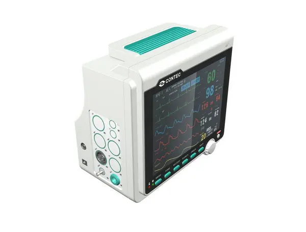 

CMS6000B 5-Parameter ECG, NIBP, SPO2, Respiration, Temperature Patient Vital Signs Monitoring Machine