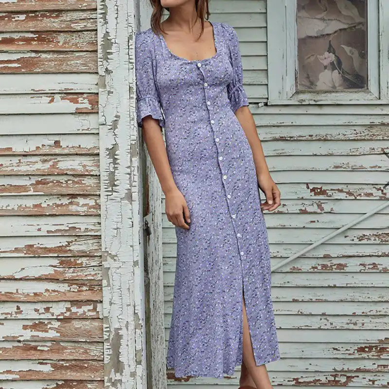 lavender beach dress