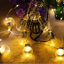 Bombillas solares clásicas de 9M, guirnaldas de luces LED, luces de fiesta festoneadas para el hogar, eventos, jardín, fiesta, Navidad, decoración de boda