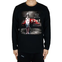 6 видов полный рукав демон септического плоти панк-рок Бренд 3D черная рубашка фитнес Хардрок тяжелые темно-металлическая хлопок уличная