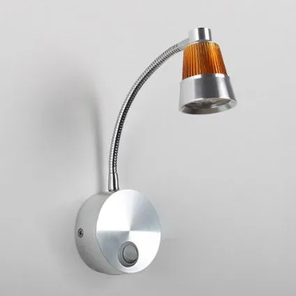 Светодиодный светильник для чтения на прикроватной тумбочке, современный настенный светильник для изучения, настенная лампа, гибкий шланг, 85-265 в