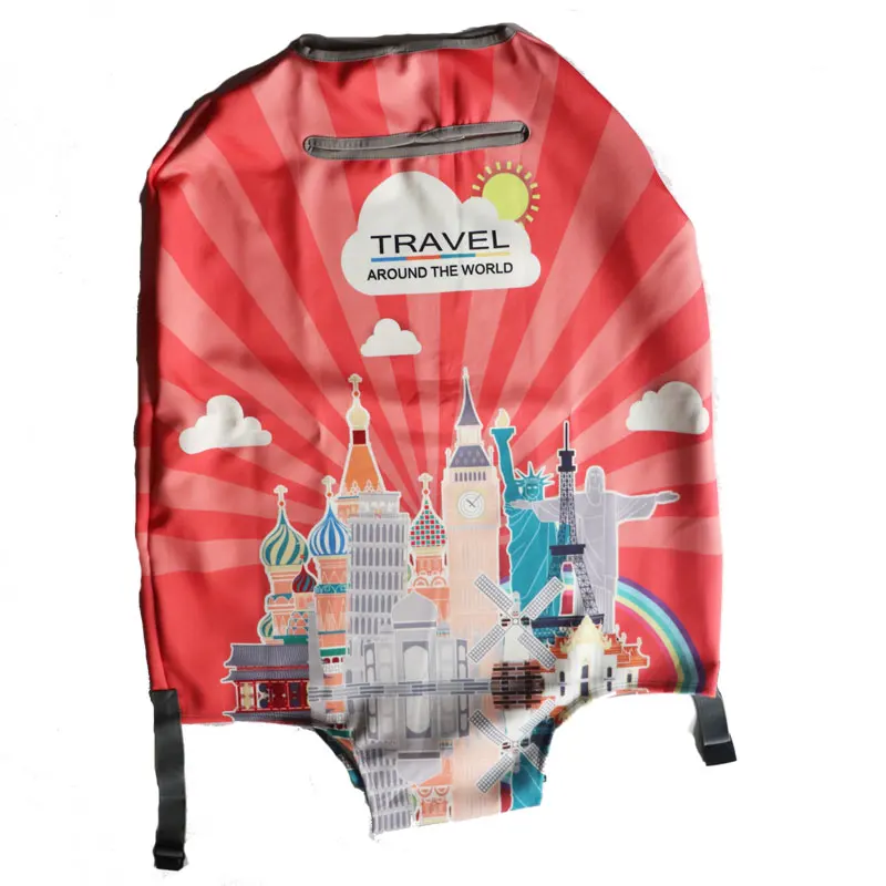 Защитный чехол для багажа TRIPNUO из эластичной ткани, Suitable18-32 дюймов, чехол на колесиках для костюма, аксессуары для путешествий - Цвет: 17