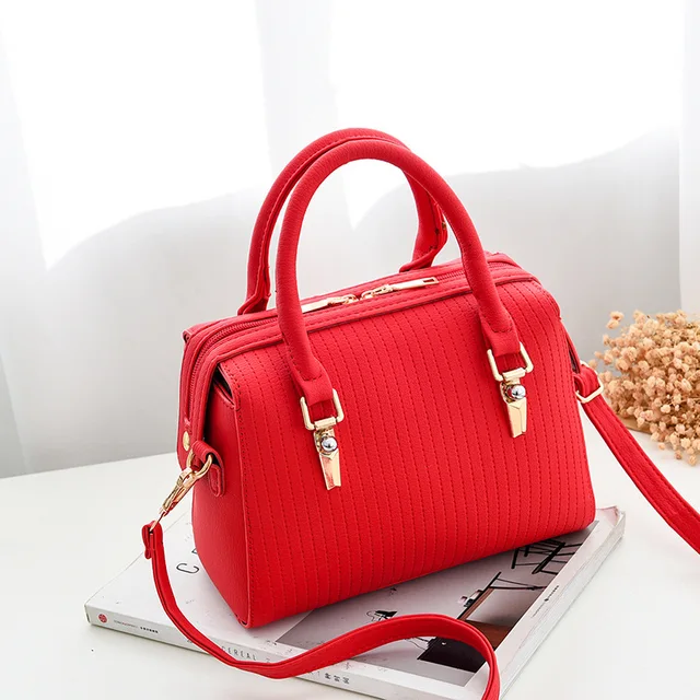 Women Leather Handbags Box Shape Lady Girl Shoulder Handbag Messenger ...