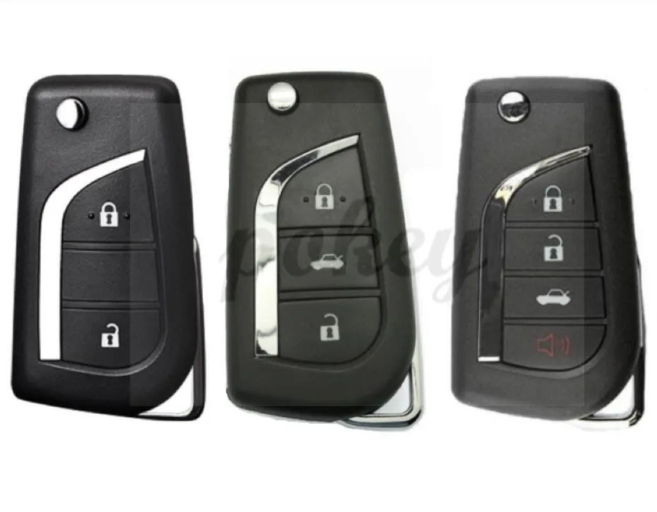 

2 3 4 Button Remote Key for Toyota Camry Corolla RAV4 Reiz 315MHz 8A Chip TOY