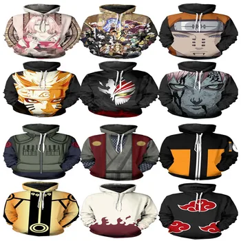 

NARUTO Umino Iruka Uzumaki Costumes Naruto Hoodies Sweatshirts Men European American 3D Printing Hooded Jacket Cosplay