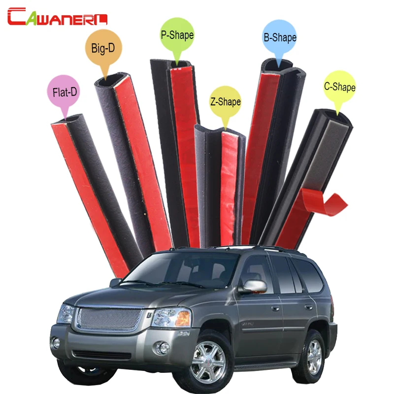 Best Offers Cawanerl Kofferbak Hood Deur Afdichtstrip Kit Rubber Afdichting Seal Rand Trim Voor GMC Jimm Terrain Acadia Envoy Yukon