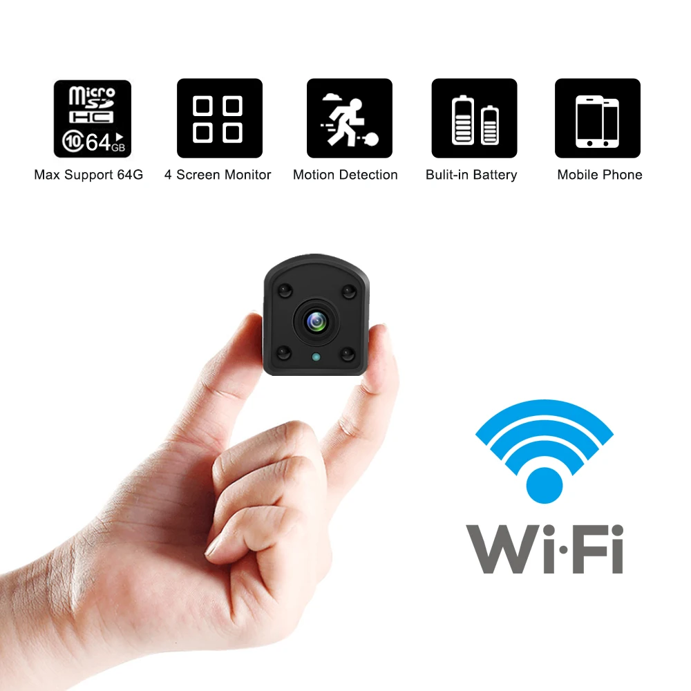 

IP Camera WIFI Wireless Built-in Battery 960P HD Infrared Night Vision Surveillance CCTV Camera P2P Motion Detection APP BlueCam