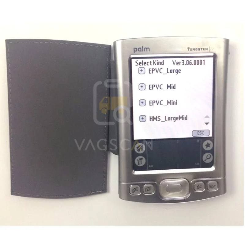 

Excavator Dr ZX TE2 Palm Diagnostic Scanner Tool PDA connection with excavator