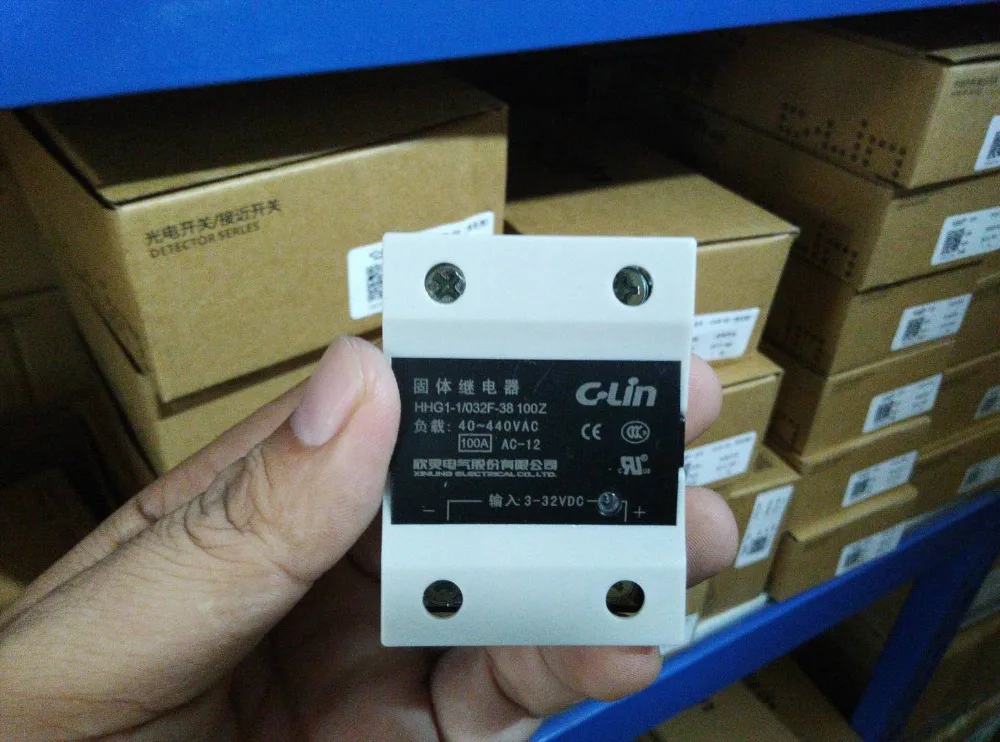 Новый оригинальный подлинный C-Lin HHG1-1/032F-38 100Z Однофазный DC контроль AC SSR-DA твердотельное реле 100A