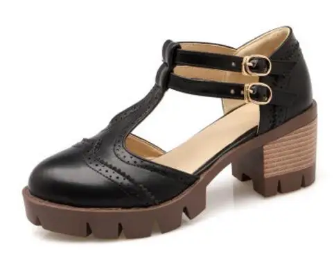 Г., новые модные женские туфли-лодочки повседневная обувь на квадратном каблуке Летняя женская обувь, размер 40, 41, 42, 43, aa0929 - Цвет: black