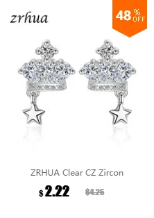 ZRHUA новые корейские 925 пробы серебряные серьги-гвоздики для женщин модные ювелирные аксессуары Элегантные Brinco подарок на помолвку