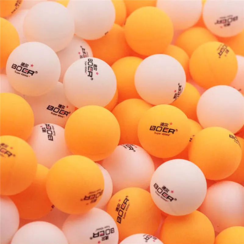 

BOER Brand 150Pcs Outdoor Table Tennis Ball Professional 1 Star White and yellow Ping Pong Balls 2.8G Practice 40mm Ping Pong