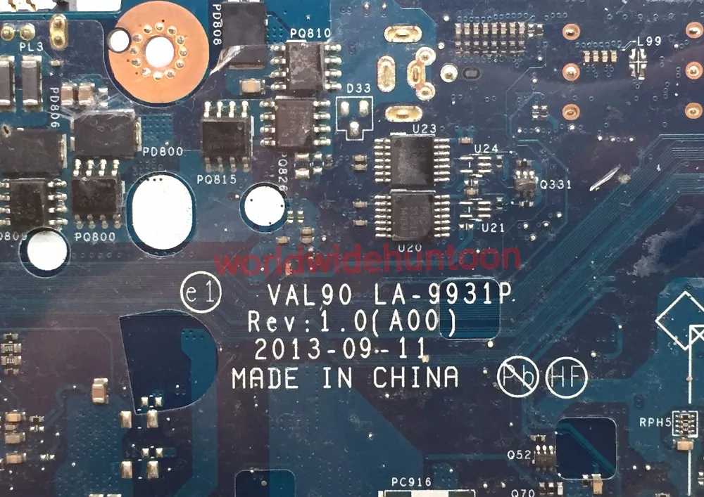 Классическая материнская плата для ноутбука Dell Latitude E6440 с разъемом PGA989 P/N CN 0X8DN1