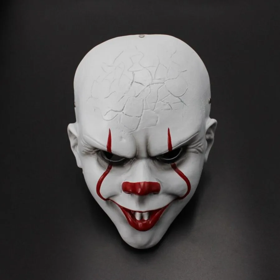 

Movie Stephen King's It Resin Mask Clown Cosplay Halloween Masks Prop