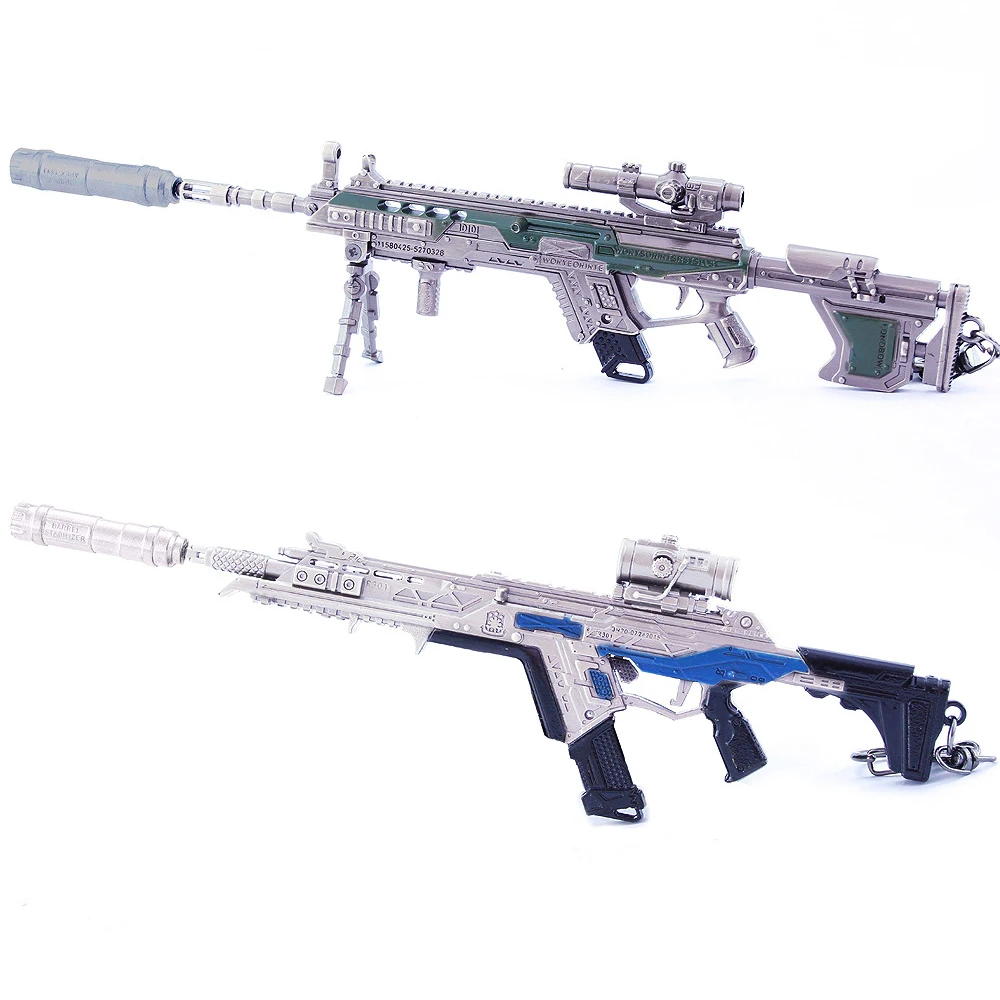 

2019 NEW APEX Legends Game Battle Royale Action Figure Gun Model 21CM Alloy Weapons APEX Legends Keychain