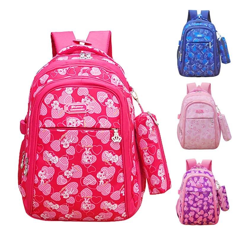

2019 New Children Schoolbags for Girls Primary School Book Bag Children School Bags Printing Backpacks Orthopedic Backpack