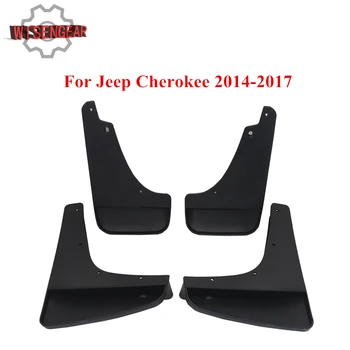 

For Jeep Cherokee Accessories Mud Flaps 2014 2015 2016 2017 Car Exterior Parts Front & Rear Fender Splash Guar Mud Guards RA006