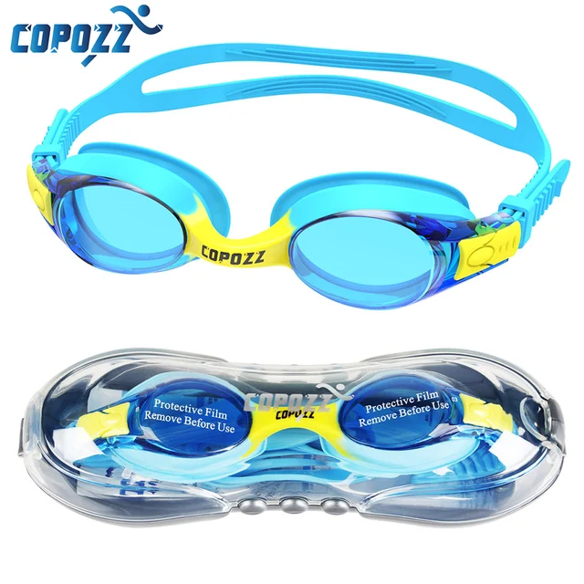 US $9.30 COPOZZ Swimming Goggles Kids Age 3-10 Waterproof Swimming Glasses Clear Anti-fog UV Protection Soft