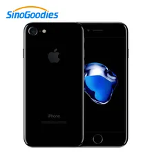 Б/у разблокированный Apple iPhone 7 2 Гб Оперативная память 32/128 ГБ IOS 10 за счет сканера отпечатков пальцев LTE 12.0MP Камера Apple четырехъядерный смарт-чехол для мобильного телефона