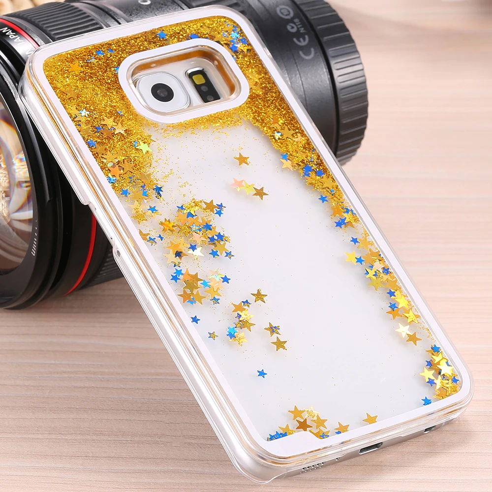 kisscase s5 s6 note 4 cases glitter star bling case for samsung s5