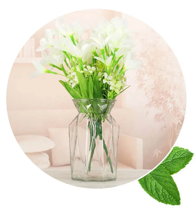Креативная современная стеклянная ваза, прозрачная красочная цветочная гидропонная/сушеная Цветочная ваза, украшение для дома, Свадебный декор