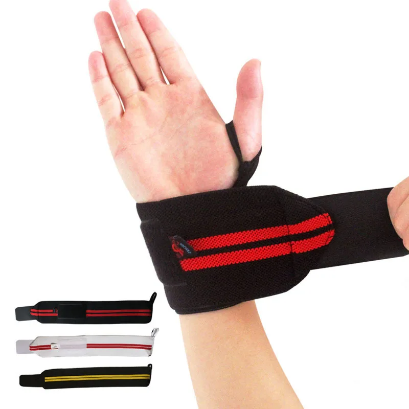 AOLIKES 1Pair font b Weight b font font b Lifting b font Sport Wristband Gym Wrist