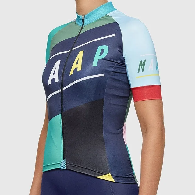 Летняя женская футболка для велоспорта с коротким рукавом, быстросохнущая велосипедная рубашка для езды на велосипеде, одежда для велоспорта Jeresy