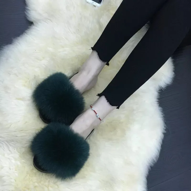 2019-Women-s-Furry-Slippers-Ladies-Cute-Plush-Fox-Hair-Fluffy-Slippers-Women-s-Fur-Slippers