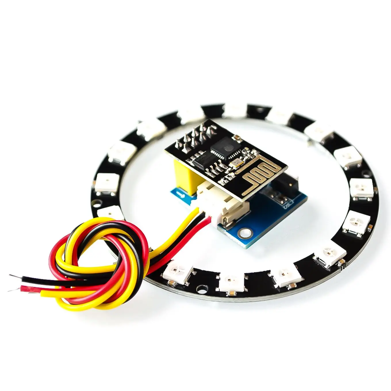 ESP8266 ESP01 светодиодный RGB контроллер модуль Wi Fi для Arduino IDE WS2812 WS2812B 5050 16 бит