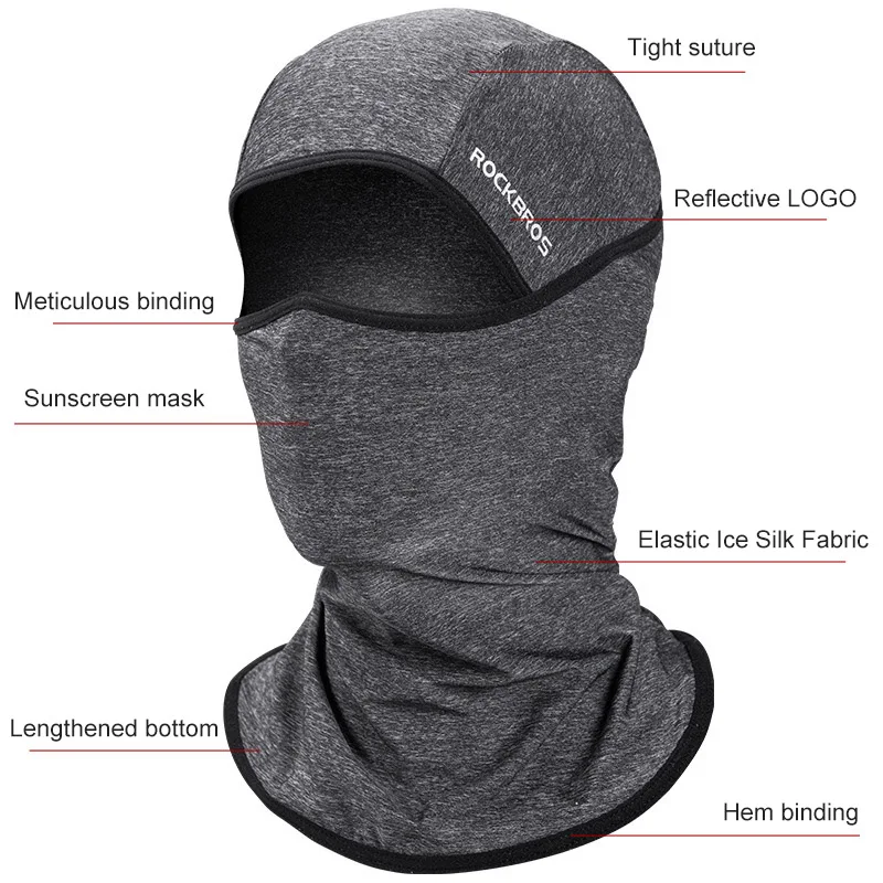 Уличная спортивная маска для лица Полное Обертывание дышащий анти-УФ солнцезащитный козырек ездовой шлем AIC88