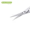 2pcs Different Size Pro Eyebrow Eyelash Scissors Straight and angle  Makeup Scissors Eyelash Extension Tool 6