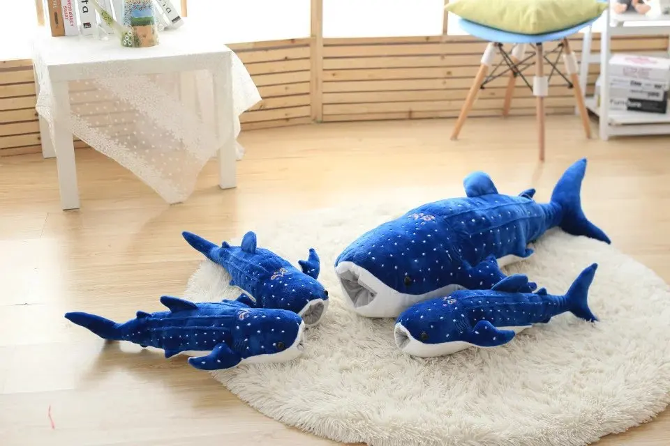 Плюшевые игрушки для детей 50/75/100 см дети рыбы домашний диван плюшевая подушка для маленьких девочек игрушки акулы КИТ большой набивной гигантский Животные игрушка «Акула»