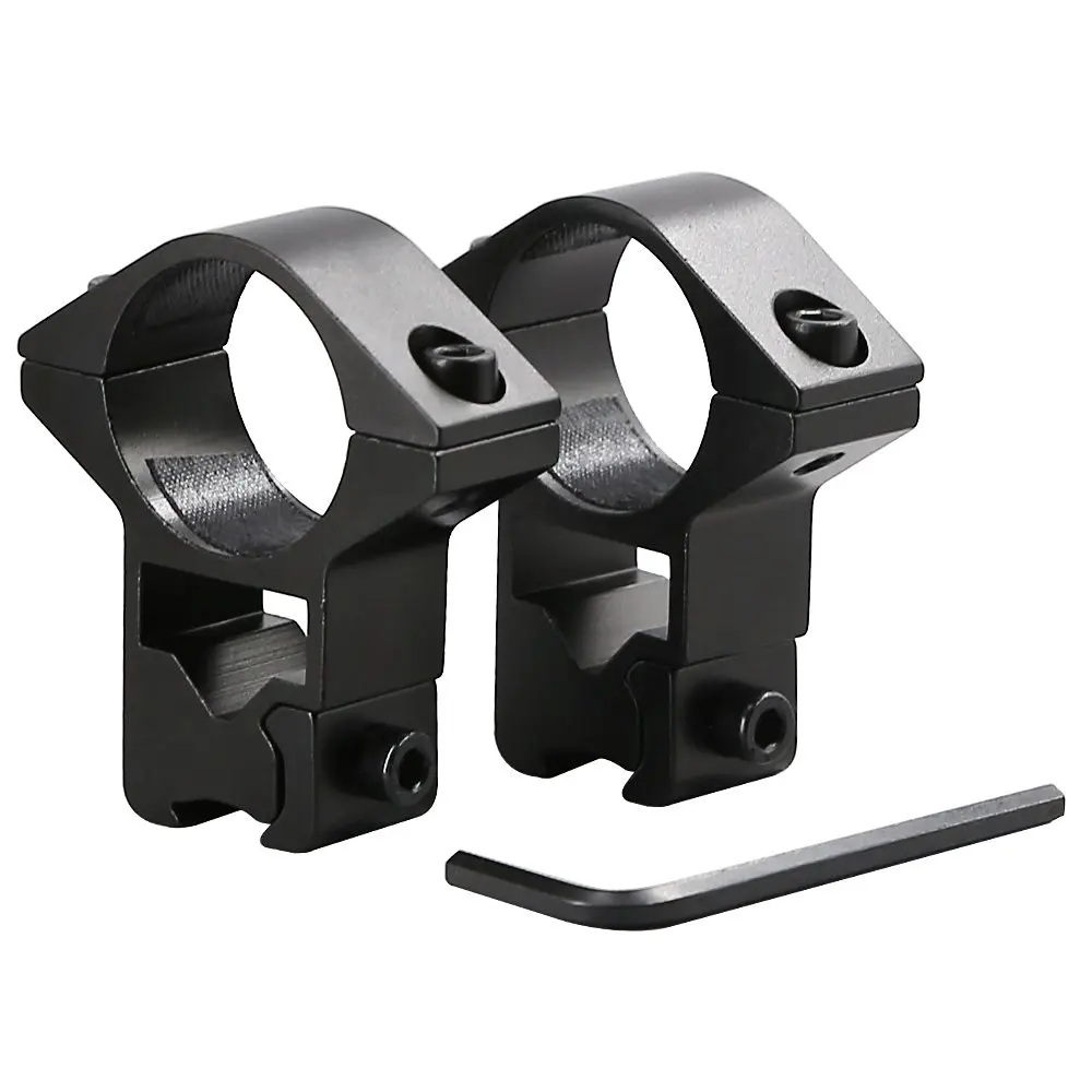 2 шт. тактический охотничий 25,4 мм застёжка-бочонок прицел крепление кольца фонарик лазерный винтовочный оптический прицел Пикатинни Вивер база для рейки