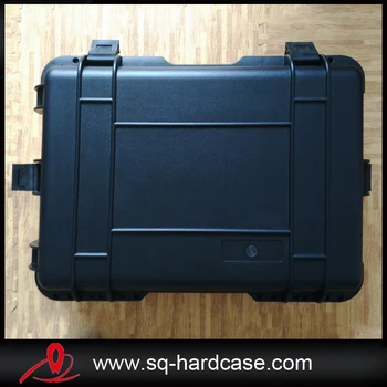 

Plastic tool box with foam Black ABS Plastic Hard Case for Camera Equipment Carrying tool case