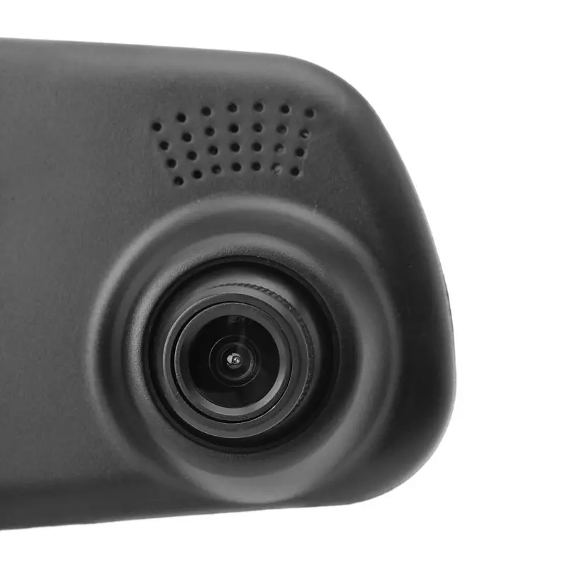 4,3 дюймов Автомобильный dvr камера Dash Cam FHD 1080 P двойной объектив автомобиль авто dvr зеркальный рекордер автомобиля зеркало заднего вида