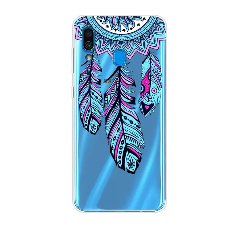 Мягкий Роскошный чехол для Samsung M20 силиконовый из ТПУ с мультяшным рисунком Galaxy M 20