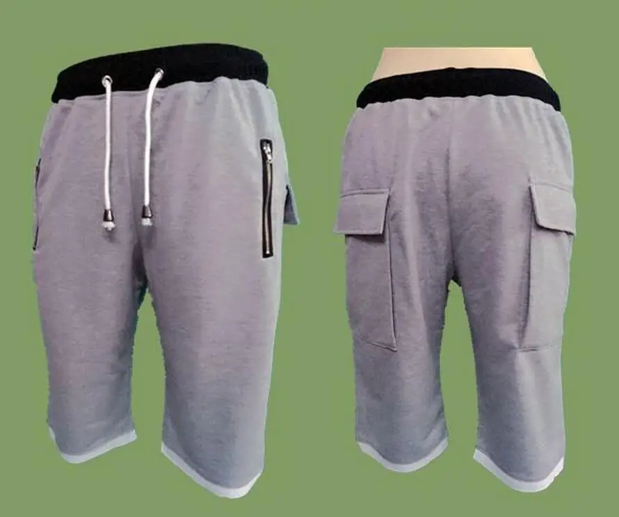 27-46 Justin Bieber Men's Clothing DJDS Big Pocket Zip Pants Plus Size Stage Singer Costumes
