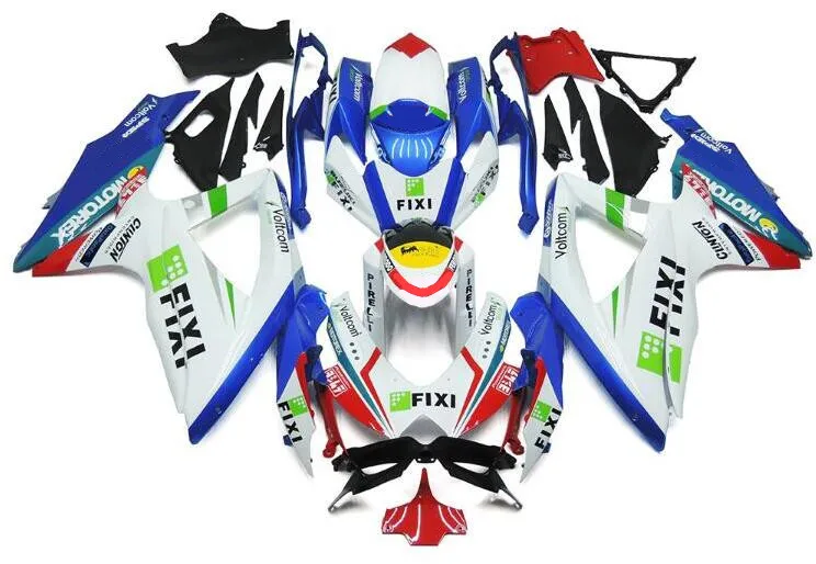 

3Gifts New ABS Fairings Kit Fit For SUZUKI GSXR600 GSXR750 08 09 10 R600 R750 K8 GSXR 600 750 2008 2009 2010 hot sell FIXI FR