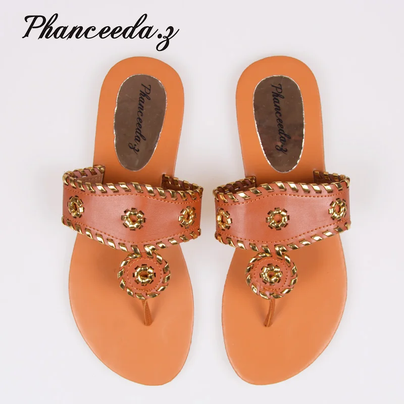 

New 2017 Shoes Women Sandals Fashion Flip Flops Summer Style Hair ball Chains Flats Solid Slippers Sandal Flat Free Shipping