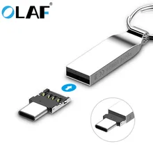Олаф Мини OTG тип-c к USB 3,0 мобильный телефон U диск ридер адаптер для планшета otg кабель конвертер для samsung S9 One Plus 5T OTG