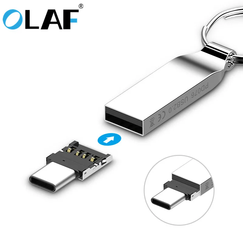 Olaf Mini OTG Type-C к USB 3 0 мобильный телефон U Disk Reader планшеты адаптер otg кабель конвертер