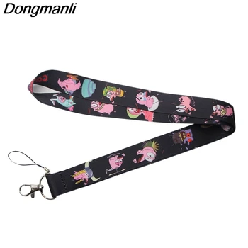 

P3156 Wholesale 24pcs/lot Dog Lanyards For Keychain ID Card Pass Gym Mobile Phone USB Badge Key Ring Holder