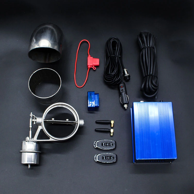 

OBD Vacuum Pump Valve 89mm Exhaust Cutout Valve Kit 3.5inch OBD Variable Remote & Rotate Speed Control Sounds