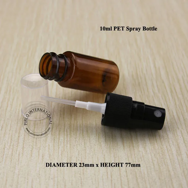 Пластиковая пустая бутылочка с распылителем флакон для духов 10 куб. См